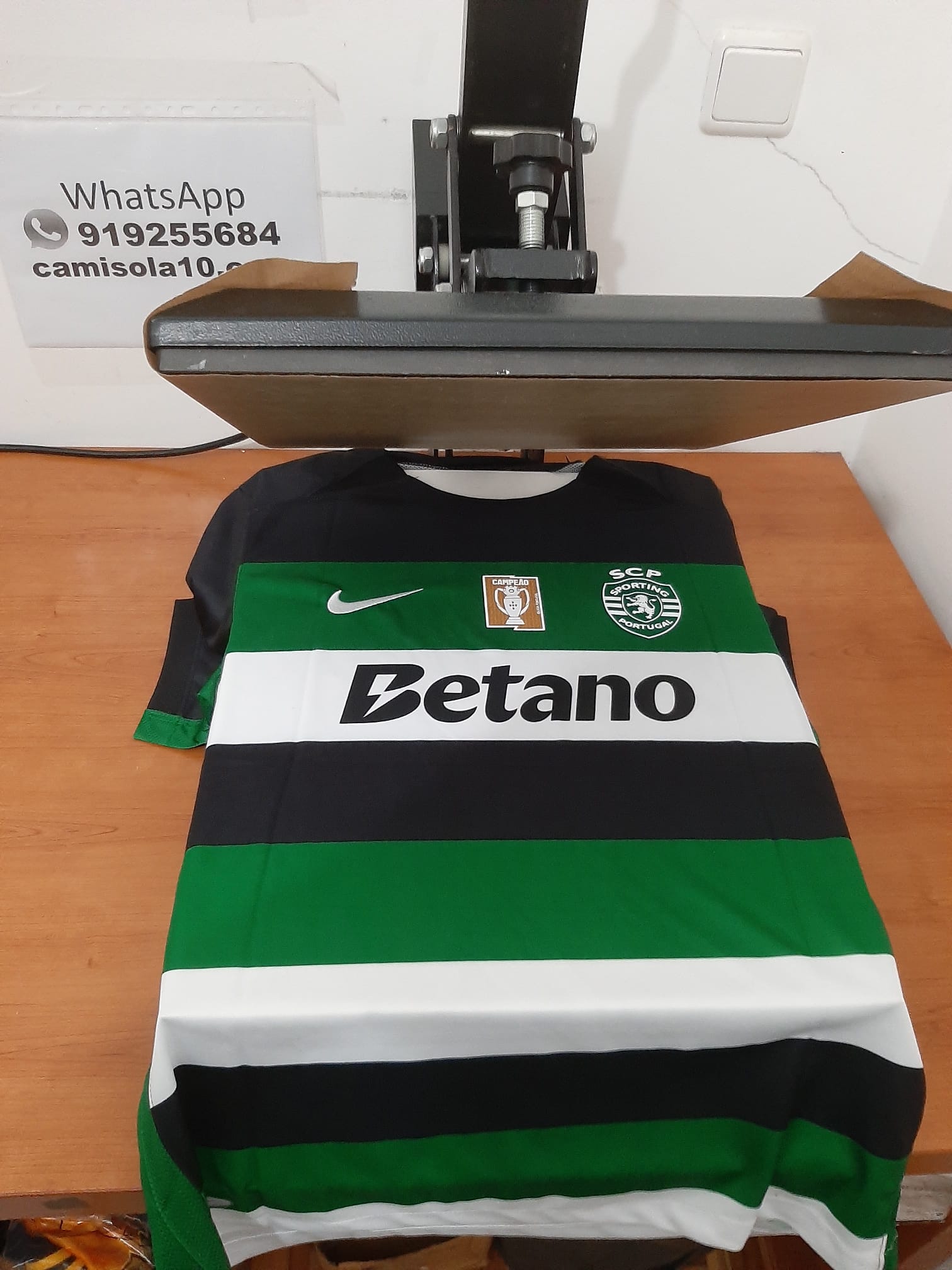 Camisola Principal Sporting CP Bicampeão 24/25 - Camisola 10 | Camisolas de futebol para adulto e criança, entregas em 2 a 3 dias