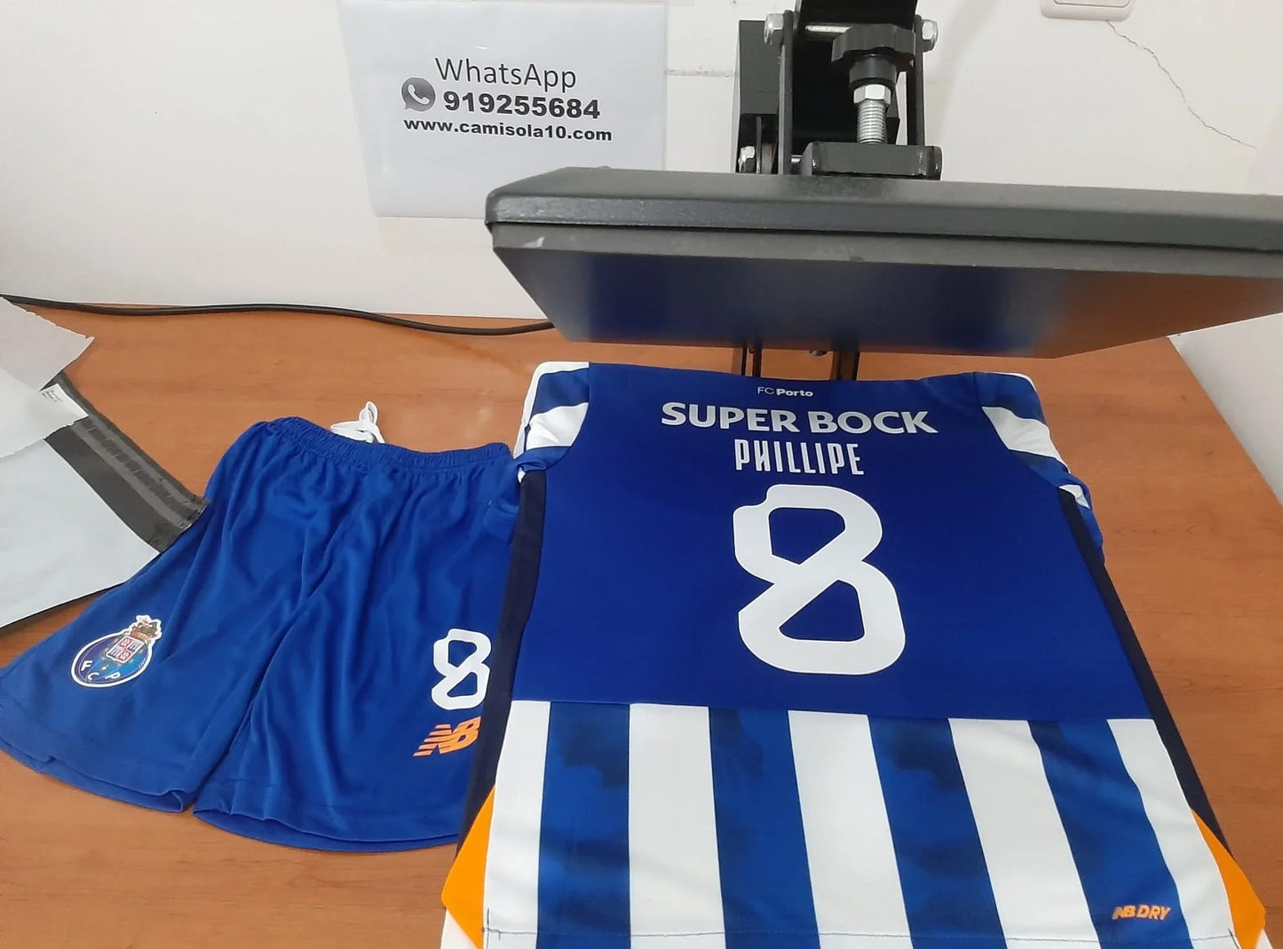 Kit de criança Principal FC porto 24/25 - Camisola 10 | Camisolas de futebol para adulto e criança, entregas em 2 a 3 dias