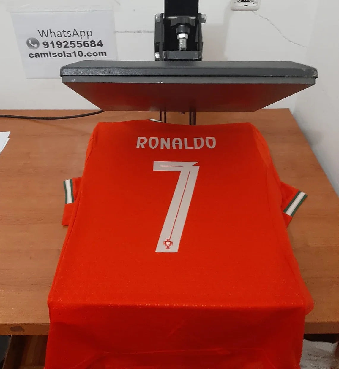 Camisola Principal Portugal 2025 - Camisola 10 | Camisolas de futebol para adulto e criança, entregas em 2 a 3 dias