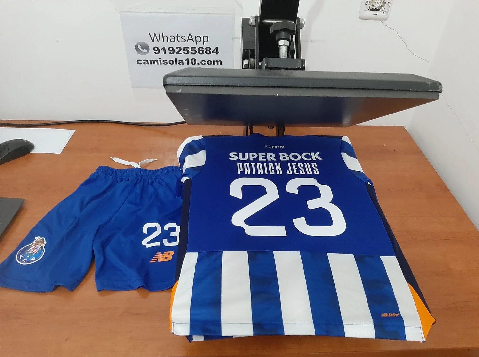 Kit de criança Principal FC porto 24/25 - Camisola 10 | Camisolas de futebol para adulto e criança, entregas em 2 a 3 dias