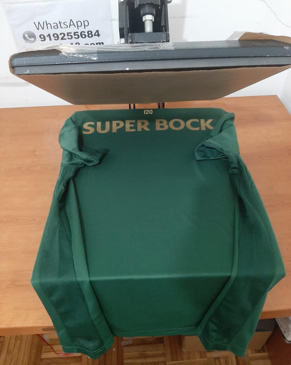 Camisola Sporting 120 Anos 26/27 detalhe das costas