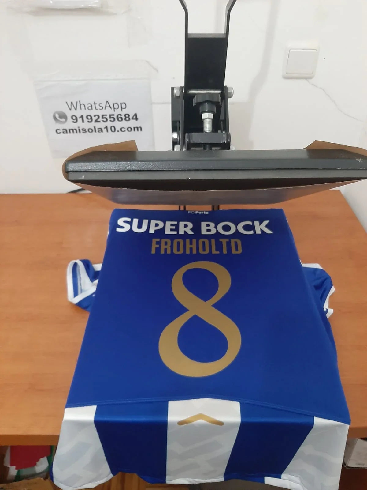 Camisola FC Porto 25/26 personalizada Froholdt 8 costas