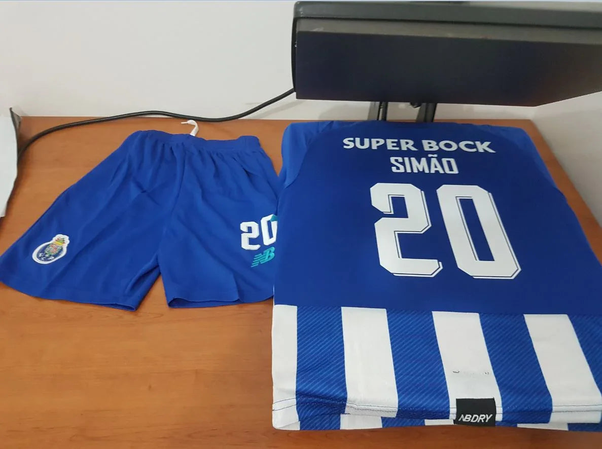 Kit de criança Principal FCP 21/22 - Camisola 10 | Camisolas de futebol para adulto e criança, entregas em 2 a 3 dias 